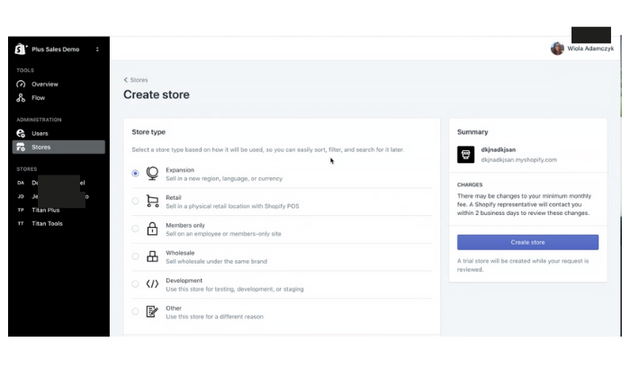 creating a store in Shopify Plus- Shopify Plus features