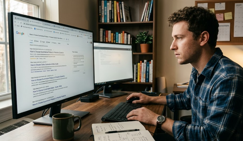 how to choose ecommerce product